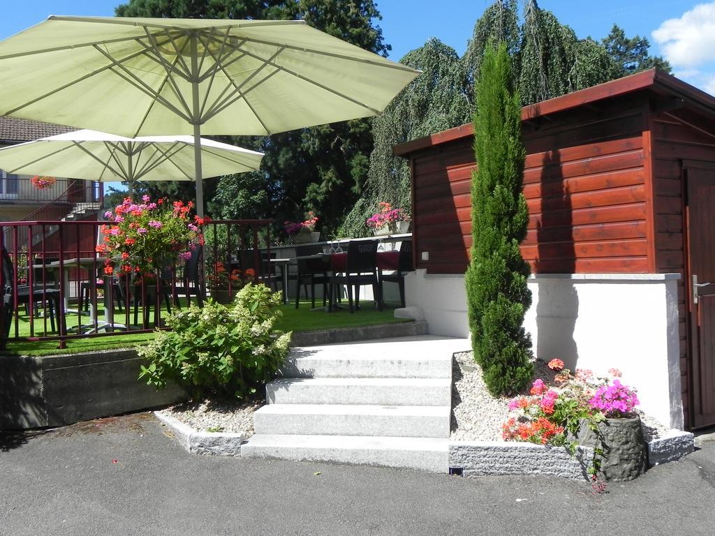 Hotel Restaurant Le Moschenross ตานน์ ภายนอก รูปภาพ